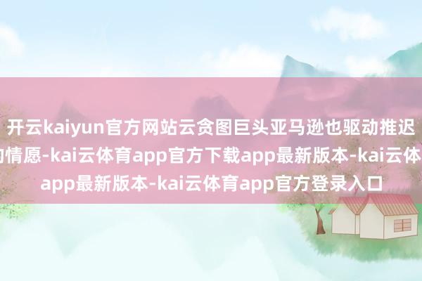 开云kaiyun官方网站云贪图巨头亚马逊也驱动推迟部分租出数据中心的情愿-kai云体育app官方下载app最新版本-kai云体育app官方登录入口
